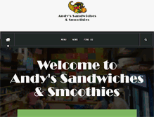 Tablet Screenshot of andyssandwiches.com